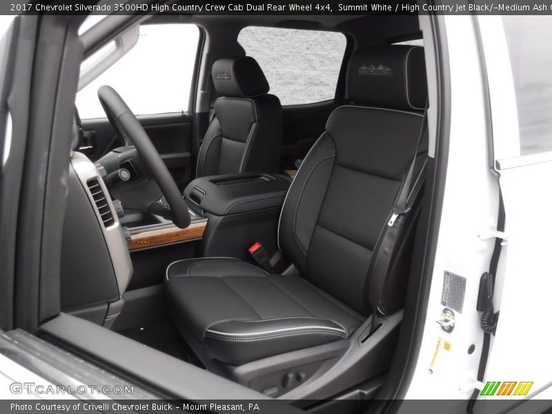 Front Seat of 2017 Silverado 3500HD High Country Crew Cab Dual Rear Wheel 4x4
