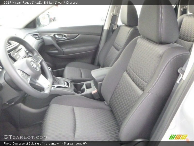 Brilliant Silver / Charcoal 2017 Nissan Rogue S AWD