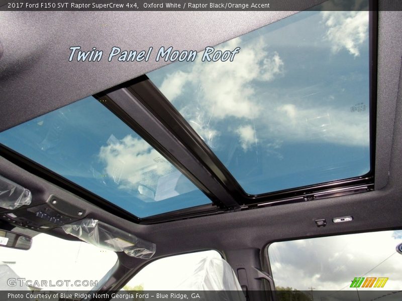 Sunroof of 2017 F150 SVT Raptor SuperCrew 4x4