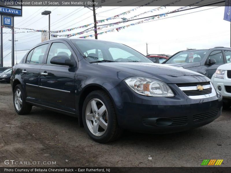 Slate Metallic / Ebony 2009 Chevrolet Cobalt LT Sedan