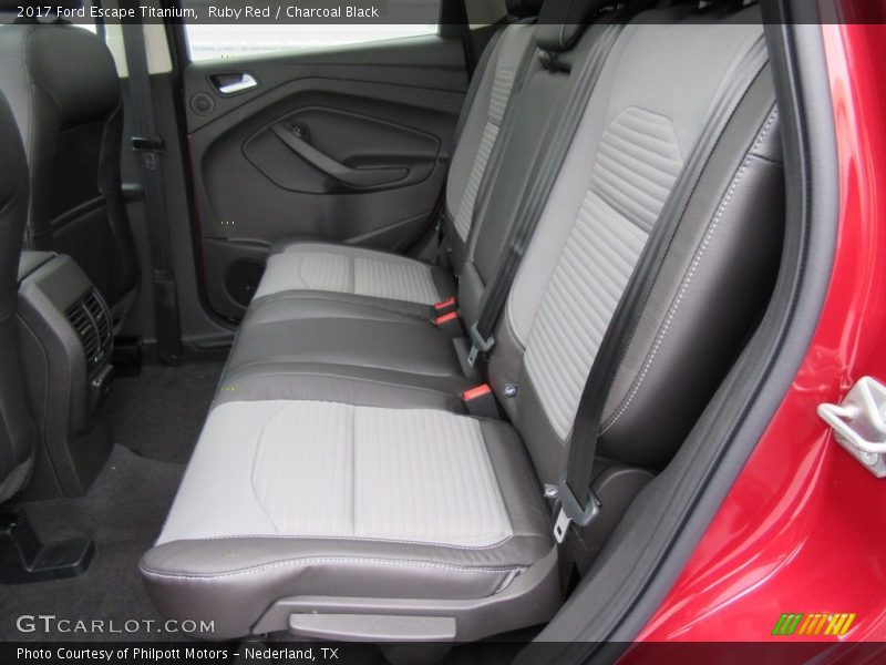 Ruby Red / Charcoal Black 2017 Ford Escape Titanium