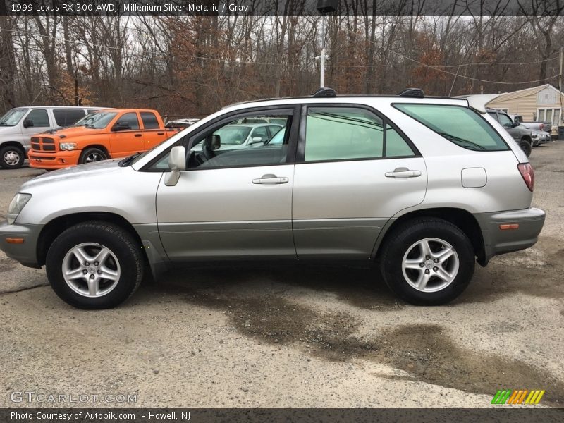 Millenium Silver Metallic / Gray 1999 Lexus RX 300 AWD