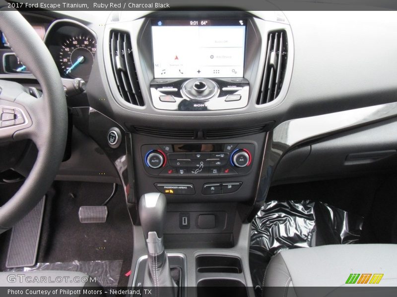 Ruby Red / Charcoal Black 2017 Ford Escape Titanium