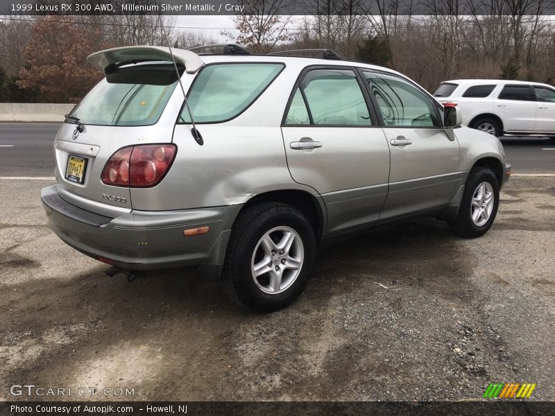 Millenium Silver Metallic / Gray 1999 Lexus RX 300 AWD