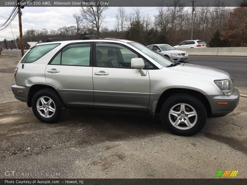 Millenium Silver Metallic / Gray 1999 Lexus RX 300 AWD