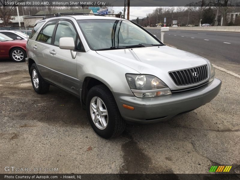 Millenium Silver Metallic / Gray 1999 Lexus RX 300 AWD