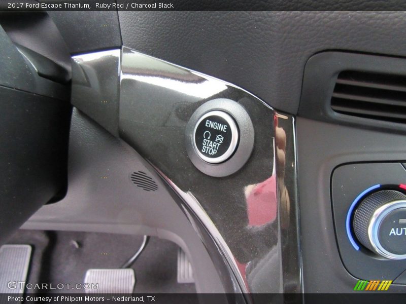 Ruby Red / Charcoal Black 2017 Ford Escape Titanium