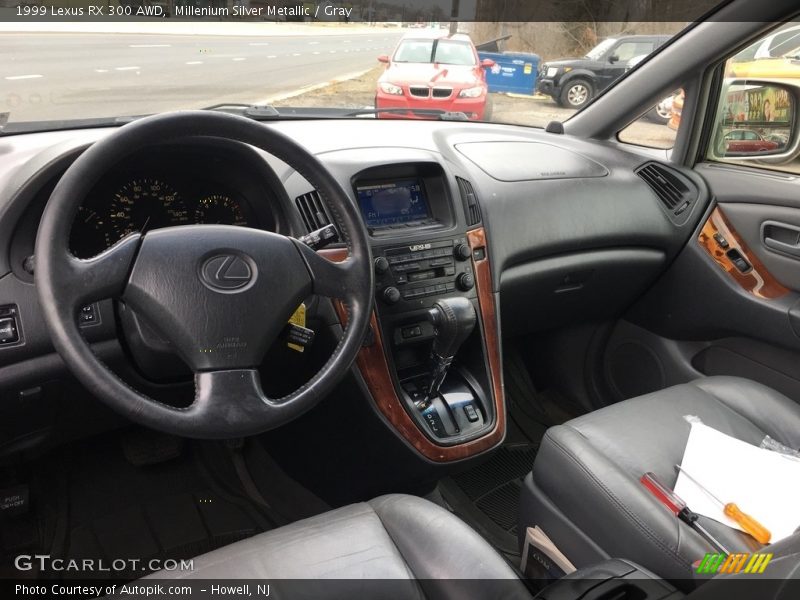 Millenium Silver Metallic / Gray 1999 Lexus RX 300 AWD