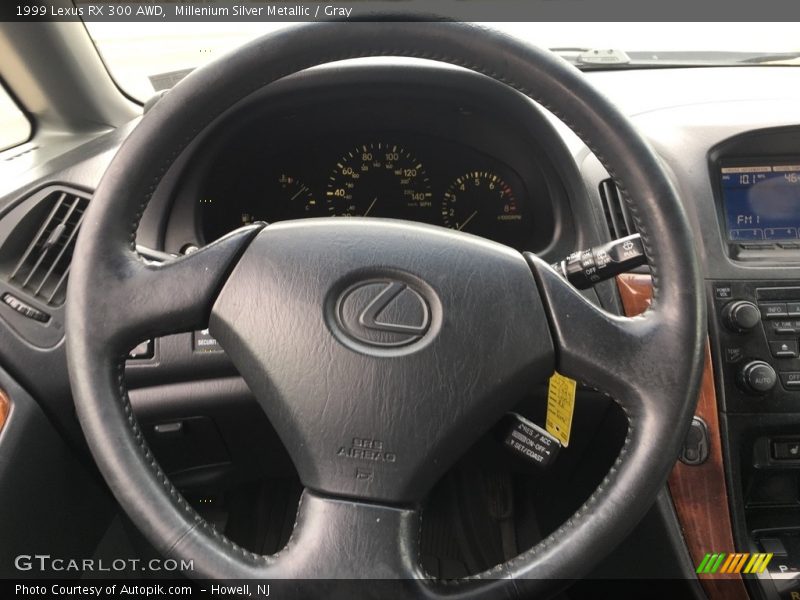 Millenium Silver Metallic / Gray 1999 Lexus RX 300 AWD