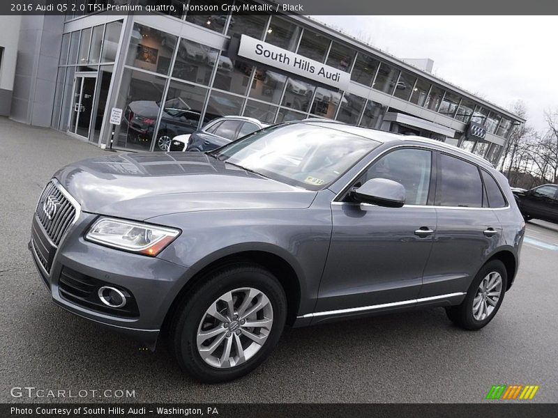 Monsoon Gray Metallic / Black 2016 Audi Q5 2.0 TFSI Premium quattro