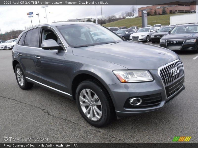 Monsoon Gray Metallic / Black 2016 Audi Q5 2.0 TFSI Premium quattro