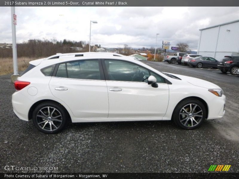 Crystal White Pearl / Black 2017 Subaru Impreza 2.0i Limited 5-Door