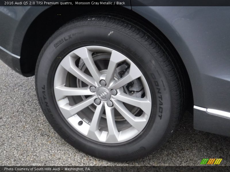 Monsoon Gray Metallic / Black 2016 Audi Q5 2.0 TFSI Premium quattro