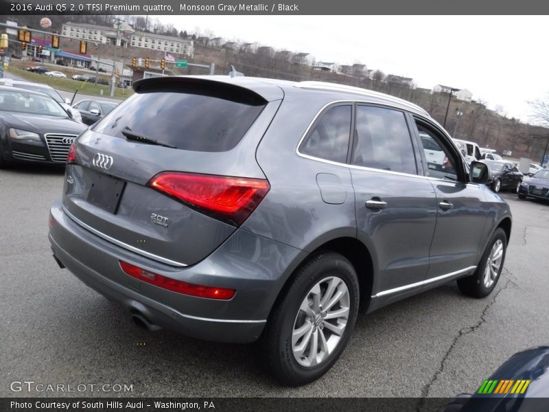 Monsoon Gray Metallic / Black 2016 Audi Q5 2.0 TFSI Premium quattro