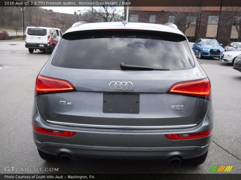 Monsoon Gray Metallic / Black 2016 Audi Q5 2.0 TFSI Premium quattro