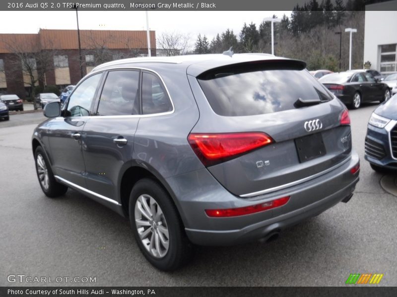 Monsoon Gray Metallic / Black 2016 Audi Q5 2.0 TFSI Premium quattro