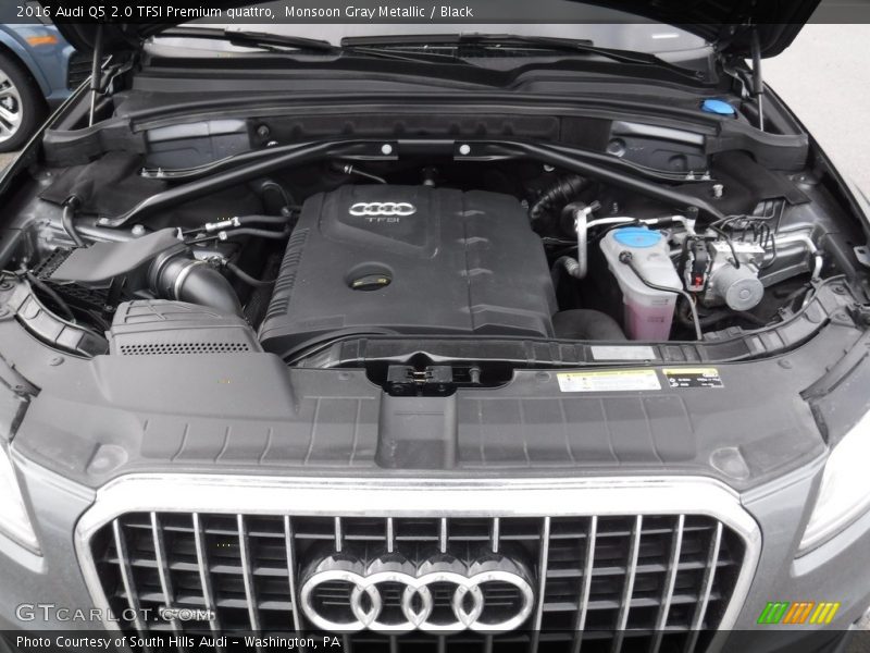 Monsoon Gray Metallic / Black 2016 Audi Q5 2.0 TFSI Premium quattro