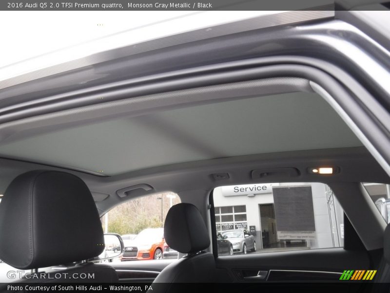 Monsoon Gray Metallic / Black 2016 Audi Q5 2.0 TFSI Premium quattro