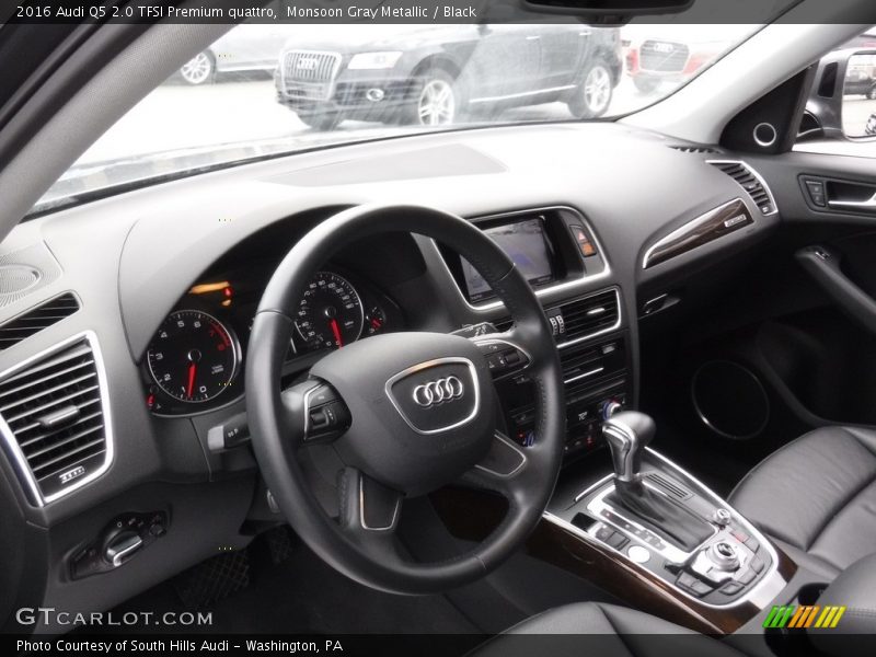 Monsoon Gray Metallic / Black 2016 Audi Q5 2.0 TFSI Premium quattro