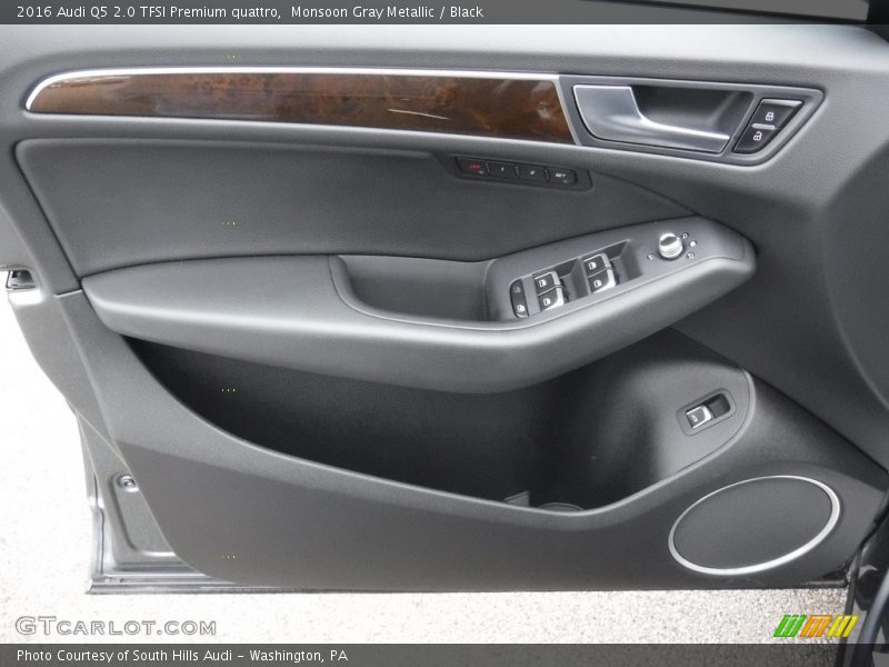 Monsoon Gray Metallic / Black 2016 Audi Q5 2.0 TFSI Premium quattro