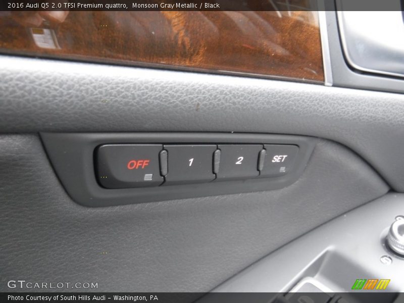 Monsoon Gray Metallic / Black 2016 Audi Q5 2.0 TFSI Premium quattro