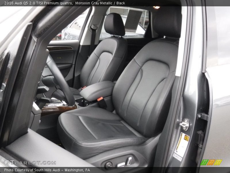 Monsoon Gray Metallic / Black 2016 Audi Q5 2.0 TFSI Premium quattro