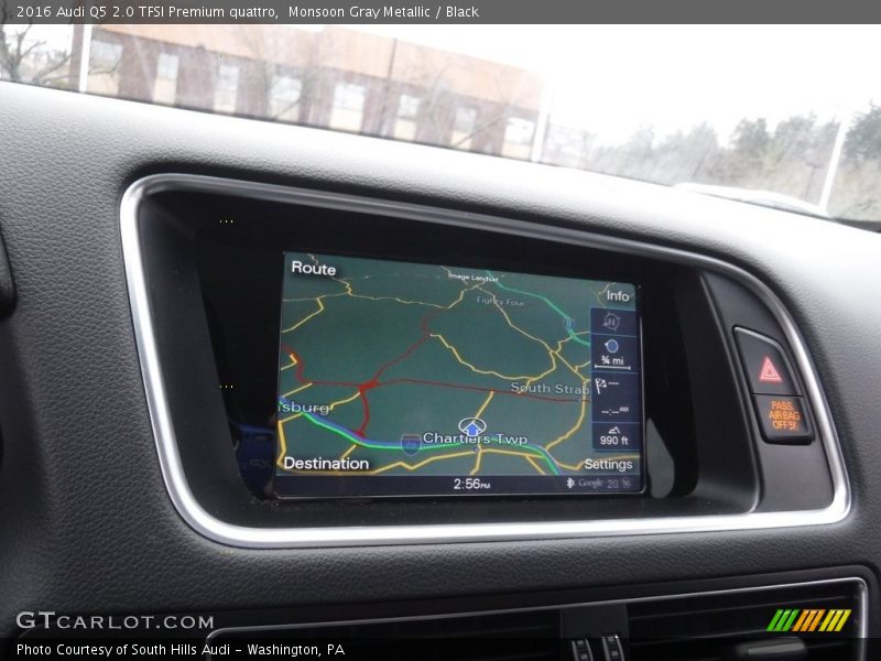 Monsoon Gray Metallic / Black 2016 Audi Q5 2.0 TFSI Premium quattro