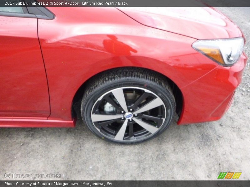 Lithium Red Pearl / Black 2017 Subaru Impreza 2.0i Sport 4-Door