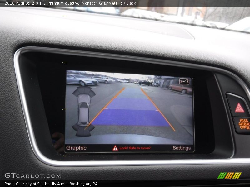 Monsoon Gray Metallic / Black 2016 Audi Q5 2.0 TFSI Premium quattro