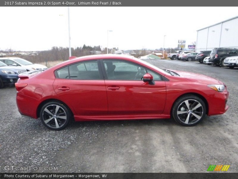 Lithium Red Pearl / Black 2017 Subaru Impreza 2.0i Sport 4-Door