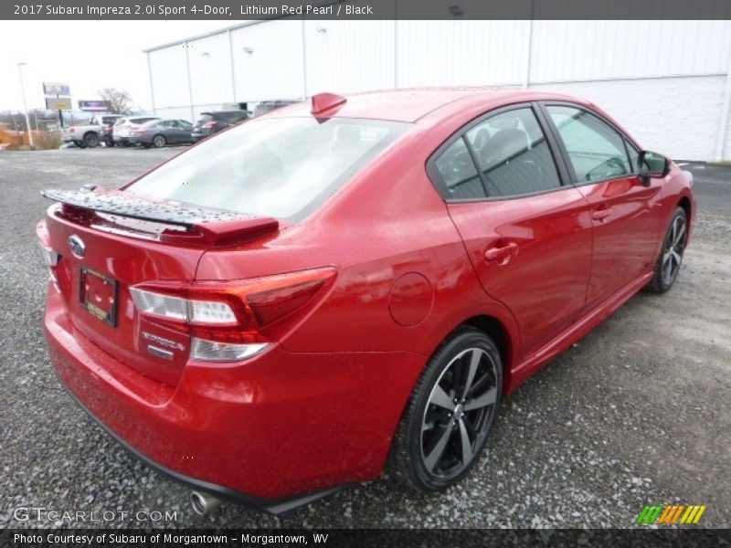Lithium Red Pearl / Black 2017 Subaru Impreza 2.0i Sport 4-Door