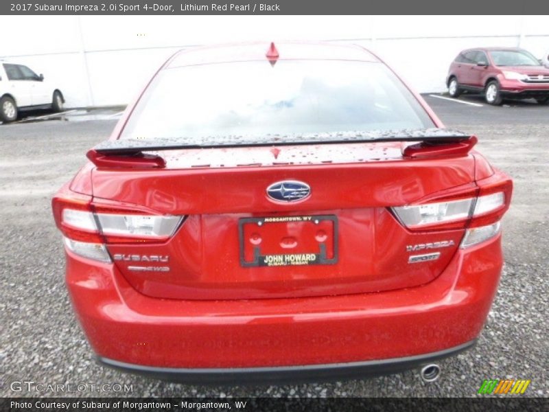 Lithium Red Pearl / Black 2017 Subaru Impreza 2.0i Sport 4-Door