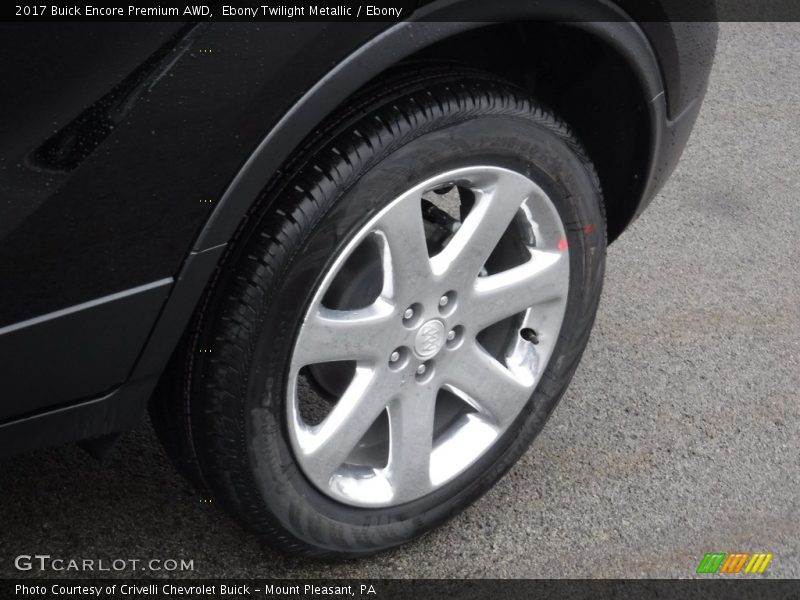 Ebony Twilight Metallic / Ebony 2017 Buick Encore Premium AWD