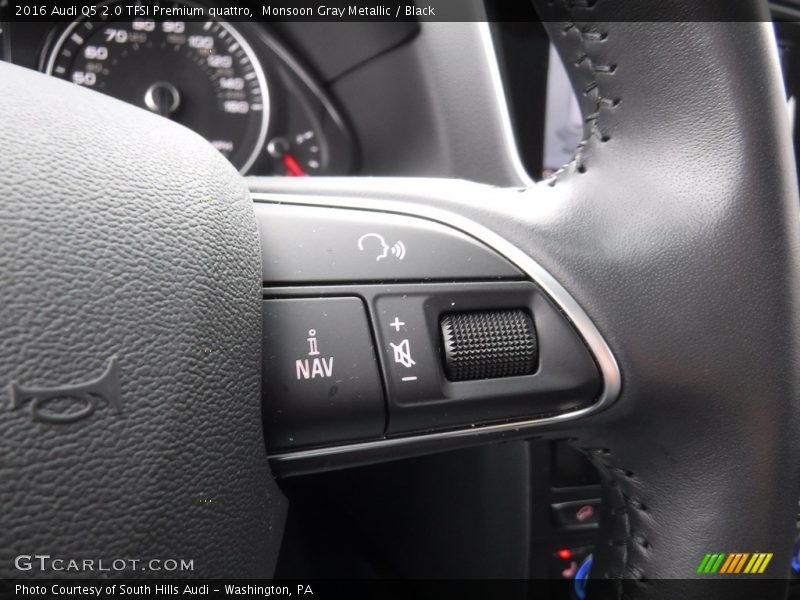 Monsoon Gray Metallic / Black 2016 Audi Q5 2.0 TFSI Premium quattro