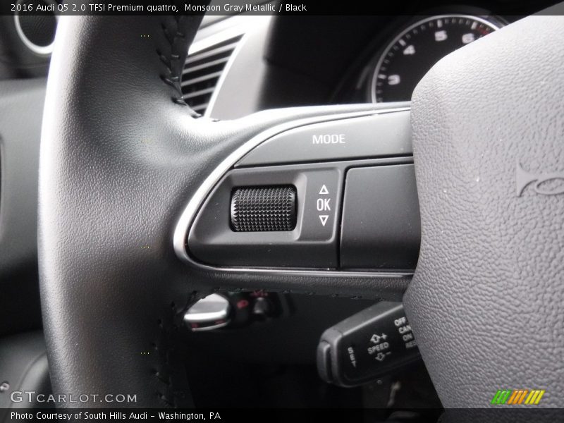 Monsoon Gray Metallic / Black 2016 Audi Q5 2.0 TFSI Premium quattro