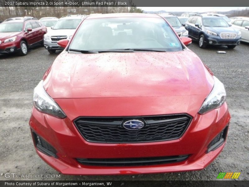 Lithium Red Pearl / Black 2017 Subaru Impreza 2.0i Sport 4-Door