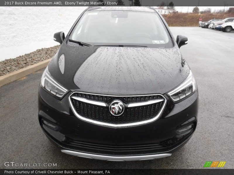Ebony Twilight Metallic / Ebony 2017 Buick Encore Premium AWD