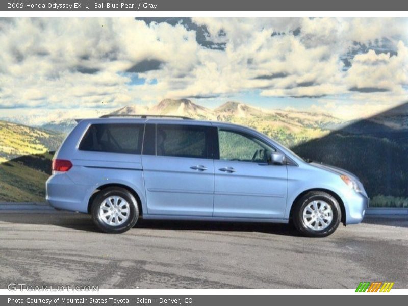 Bali Blue Pearl / Gray 2009 Honda Odyssey EX-L