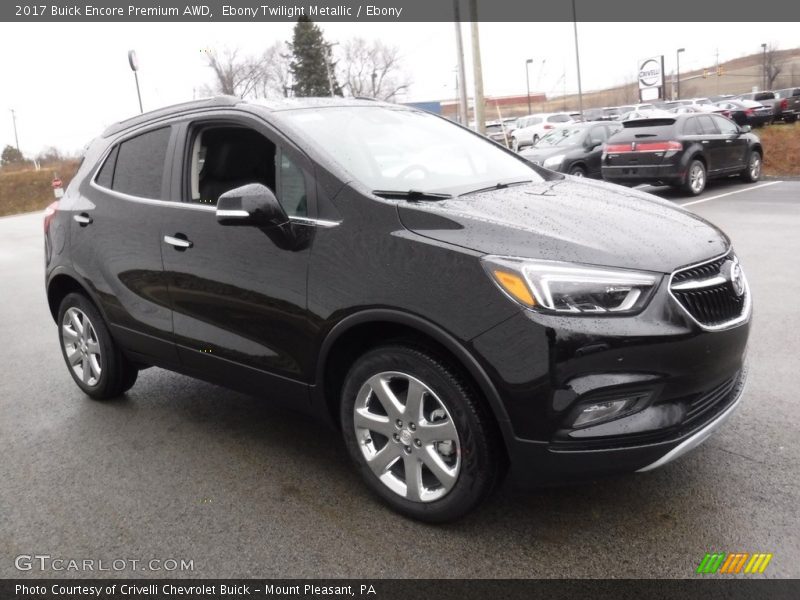 Ebony Twilight Metallic / Ebony 2017 Buick Encore Premium AWD