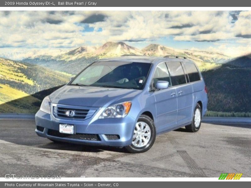Bali Blue Pearl / Gray 2009 Honda Odyssey EX-L