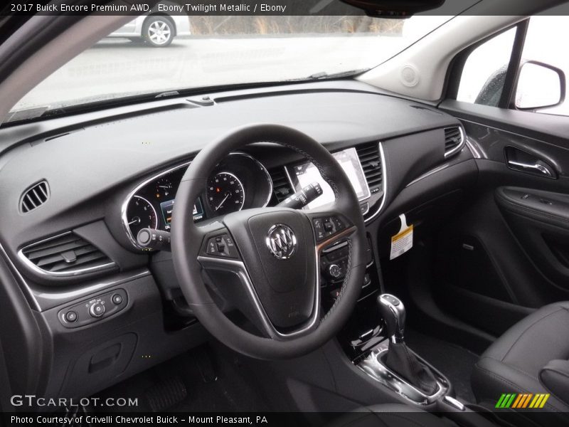 Ebony Twilight Metallic / Ebony 2017 Buick Encore Premium AWD