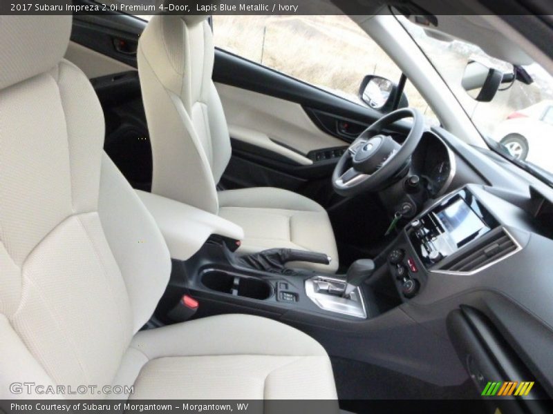 Lapis Blue Metallic / Ivory 2017 Subaru Impreza 2.0i Premium 4-Door