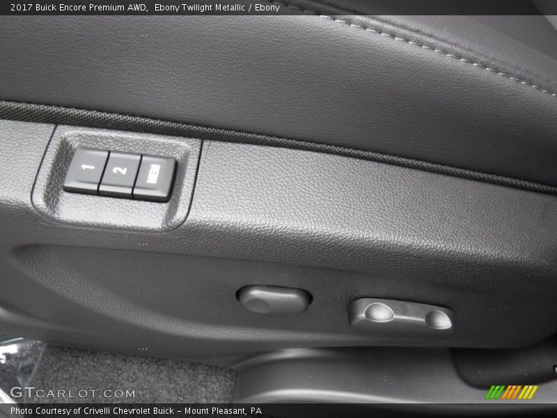 Ebony Twilight Metallic / Ebony 2017 Buick Encore Premium AWD