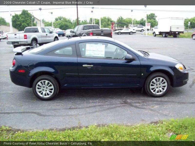 Imperial Blue Metallic / Gray 2009 Chevrolet Cobalt LT Coupe