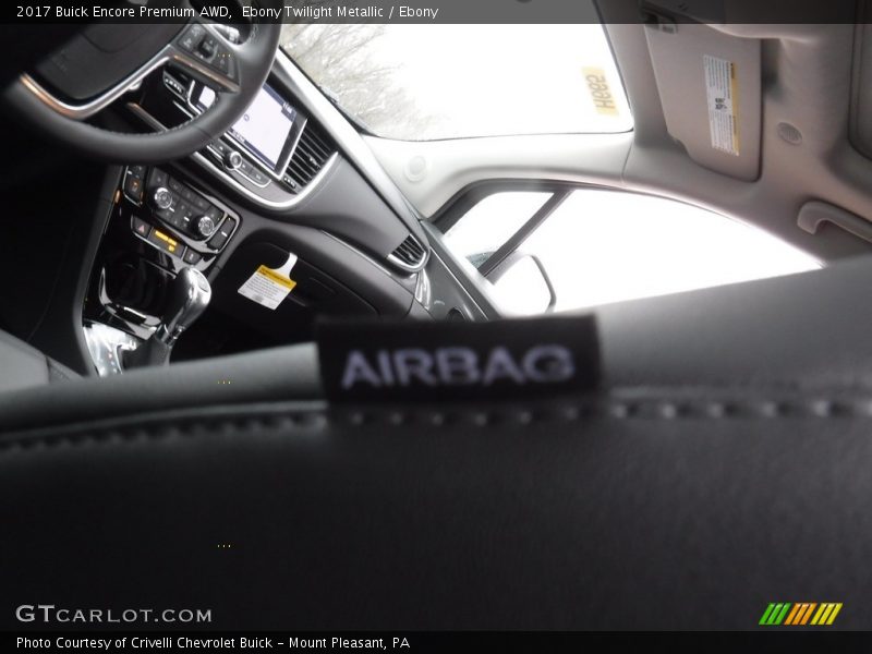 Ebony Twilight Metallic / Ebony 2017 Buick Encore Premium AWD