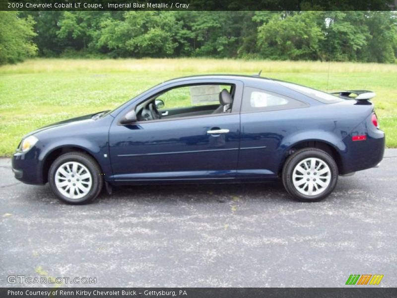 Imperial Blue Metallic / Gray 2009 Chevrolet Cobalt LT Coupe