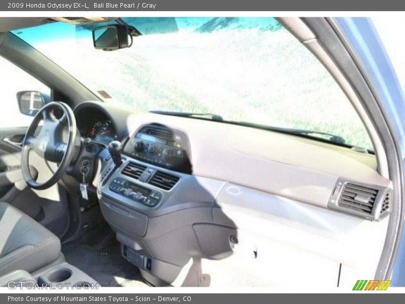 Bali Blue Pearl / Gray 2009 Honda Odyssey EX-L