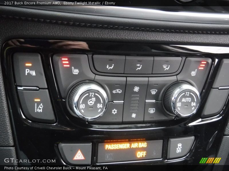Ebony Twilight Metallic / Ebony 2017 Buick Encore Premium AWD