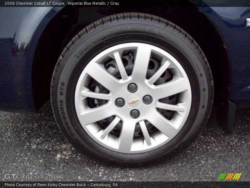 Imperial Blue Metallic / Gray 2009 Chevrolet Cobalt LT Coupe