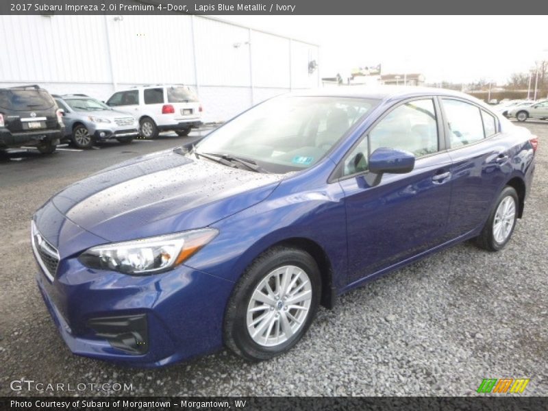 Lapis Blue Metallic / Ivory 2017 Subaru Impreza 2.0i Premium 4-Door